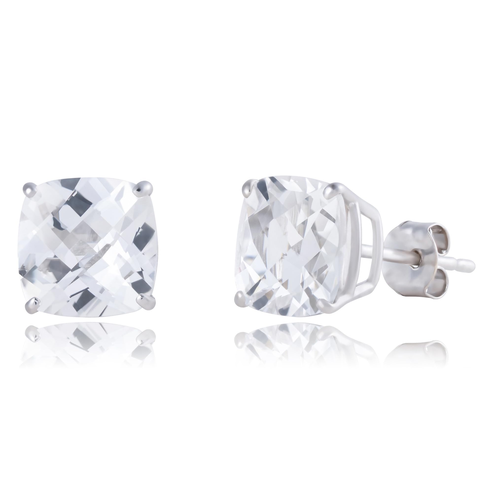 max + stone sapphire earrings 8mm